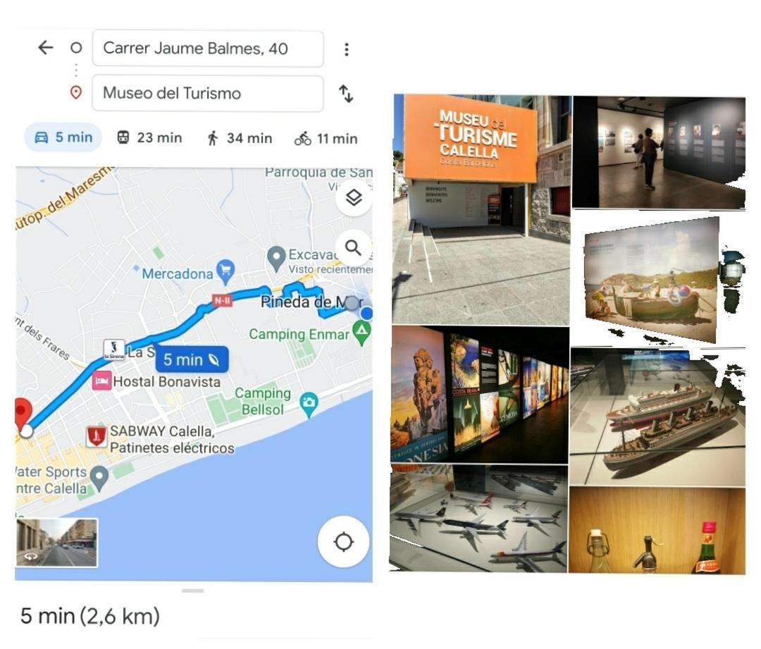 Apartamento Mar y montaña en la costa del Maresme Pineda De Mar Exterior foto